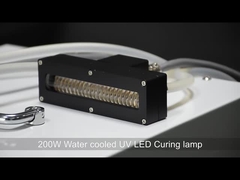 Lâmpada UV LED 200W resfriada a água Curagem UV