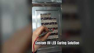 Impressão e cura de módulo LED personalizado de 30°